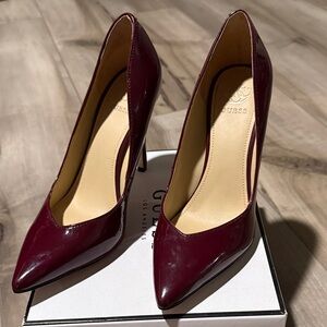 Guess Women's Deep Burgundy Heels